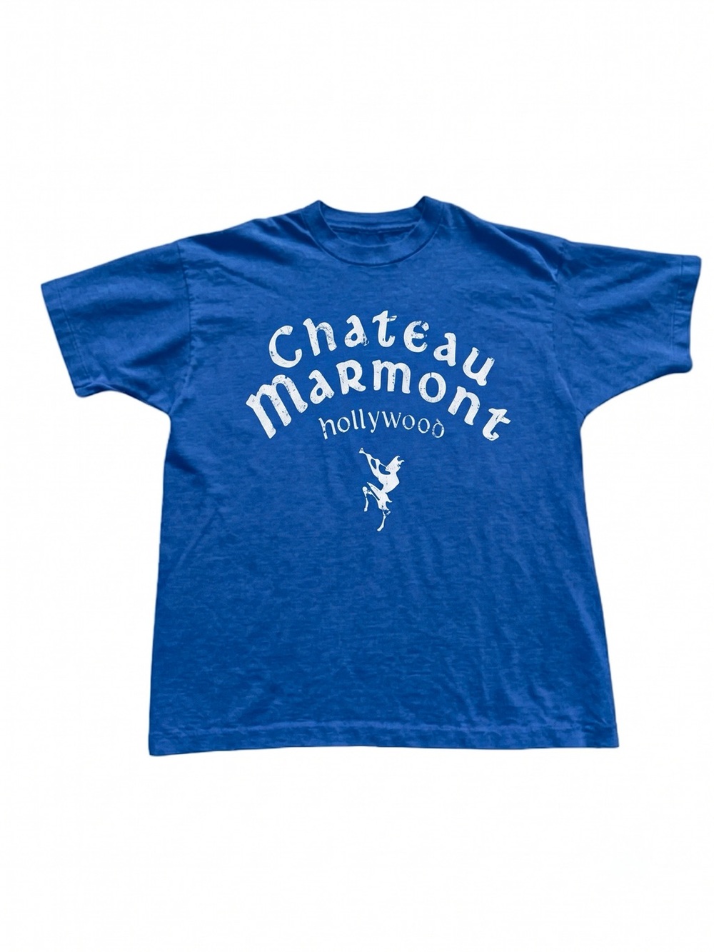 Chateau Marmont Hollywood Royal Blue Graphic Tee